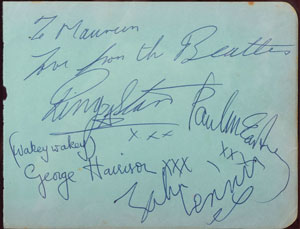 Lot #2029  Beatles Signatures - Image 2