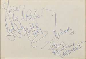 Lot #2101 Jimi Hendrix Experience Signatures - Image 2