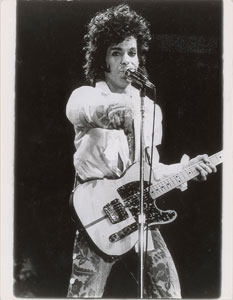 Lot #2753  Prince 1985 Original Vintage Photograph - Image 1