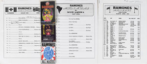 Lot #2526 CJ Ramone's 1994 Acid Eaters Tour Itineraries and Backstage Passes - Image 1