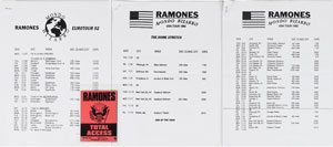 Lot #2522 CJ Ramone's 1992 Mondo Bizarro Tour Itineraries and Backstage Pass - Image 1