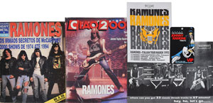 Lot #2571 The Ramones Group Lot