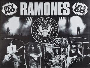 Lot #2575 The Ramones Program Poster - Image 1