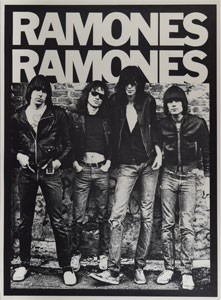 Lot #2568 The Ramones Debut Album Cover Poster