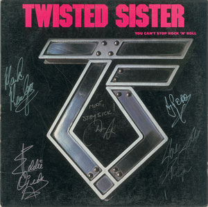 Lot #2681  Twisted Sister Signed Album - Image 1