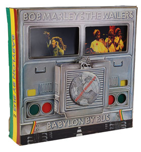 Lot #2365 Bob Marley Babylon By Bus Record Display