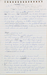 Lot #2496 Brad Delp's Handwritten Lyrics Notebooks - Image 2