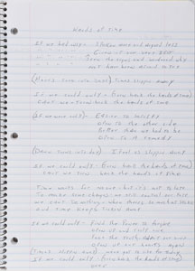 Lot #2495 Brad Delp's Handwritten Lyrics Notebook - Image 3