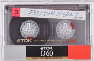 Lot #2502 Dee Dee Ramone's Handwritten Lyrics for Mondo Bizarro, with 'Poison Heart' Demo Tape - Image 4