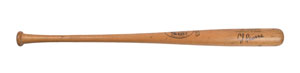 Lot #2558 CJ Ramone's Signed Baseball Bat