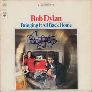 Lot #2097 Bob Dylan Signed Album