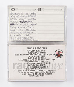 Lot #2534 CJ Ramone's Group of (3) 'Acid Eaters' Cassette Tapes - Image 1