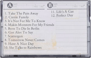 Lot #2535 CJ Ramone's '¡Adios Amigos!' Demo Cassette Tape - Image 1