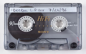 Lot #2537 CJ Ramone's Pair of Dee Dee Ramone 'Zonked!' Cassette Tapes - Image 4