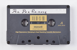 Lot #2537 CJ Ramone's Pair of Dee Dee Ramone 'Zonked!' Cassette Tapes - Image 5