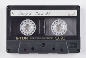 Lot #2540 CJ Ramone's Joey Ramone Demo Tape - Image 3