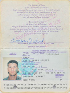 Lot #2543 CJ Ramone's Passport - Image 1