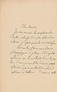 Lot #385 Jacques Hadamard Autograph Letter Signed - Image 1