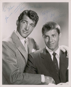 Lot #900 Dean Martin and Jerry Lewis
