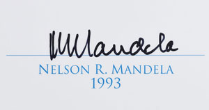 Lot #303 Nelson Mandela - Image 2