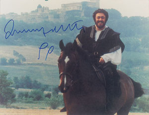 Lot #1026 Luciano Pavarotti - Image 1