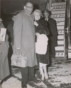 Lot #909 Marilyn Monroe and Arthur Miller