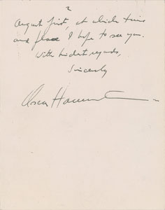 Lot #739 Oscar Hammerstein - Image 2