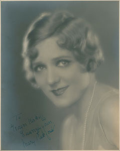 Lot #925 Mary Pickford - Image 1