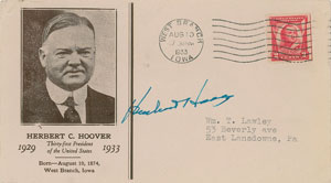Lot #277 Herbert Hoover - Image 2
