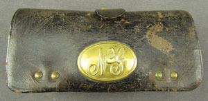 Lot #463  New York State Militia Cartridge Box - Image 1