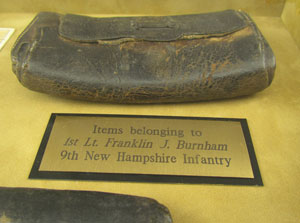 Lot #454 Lt. Franklin Burnham Civil War Equipment Display - Image 3
