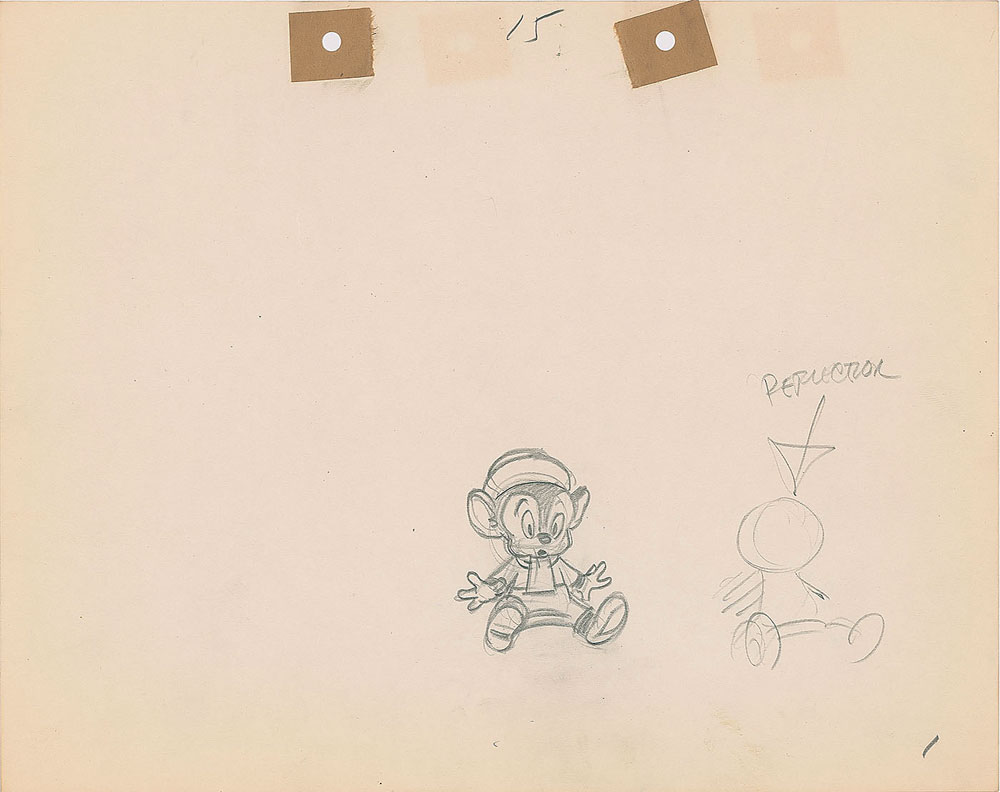 Sniffles production drawing from a Looney Tunes cartoon | View Realized  Prices | RR Auction