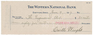 Lot #431 Orville Wright - Image 1