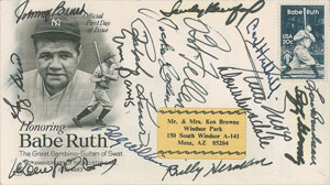 Lot #1087  Baseball Hall of Famers - Image 2