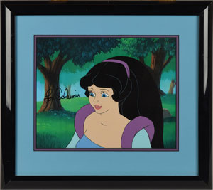 Lot #1295 Snow White production cel from Happily Ever After - Image 1