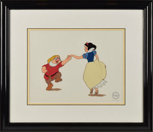 Lot #1295 Snow White production cel from Happily Ever After - Image 2