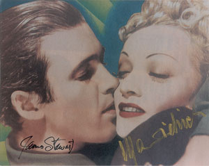 Lot #970 James Stewart and Marlene Dietrich - Image 1