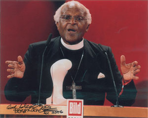 Lot #299 Desmond Tutu - Image 1