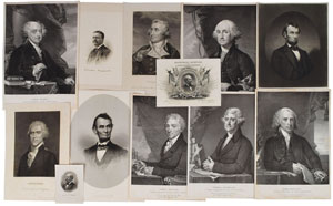 Lot #127  Presidential Portraits - Image 1