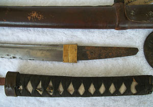 Lot #319  Japanese Sword and Pistol Surrendered by Col. Hitoshi Masaki - Image 8
