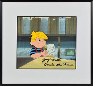 Lot #1297 Dennis the Menace production cel from Dennis the Menace - Image 1