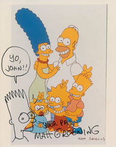 Lot #1021 Matt Groening - Image 1