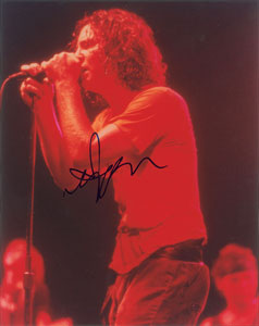 Lot #1055  Pearl Jam: Eddie Vedder
