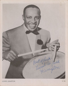 Lot #725 Lionel Hampton - Image 1