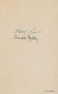 Lot #428 Wiley Post and Harold Gatty