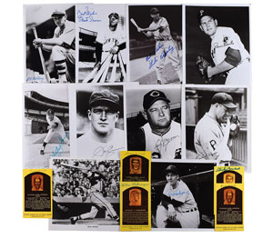 Lot #1088  Baseball Hall of Famers - Image 1