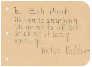 Lot #282 Helen Keller - Image 1