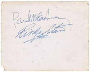Lot #691  Beatles: McCartney and Starr - Image 1