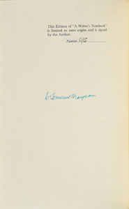 Lot #642 W. Somerset Maugham