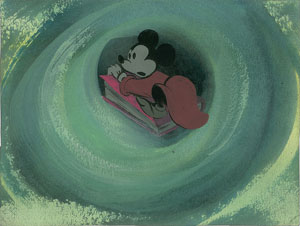 Lot #1169 Mickey Mouse concept painting from Fantasia - Image 1